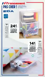 Catalogue Centrakor page 56: GIGABOX LA BOÎTE DE RANGEMENT €14,99, EDA LE COFFRE DE RANGEMENT GIGABOX 140 L €24,99