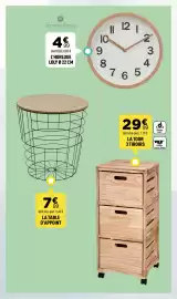 Catalogue Centrakor page 6: Atmosphera - l'horloge loly 22 cm €4,99, La tour 3 tiroirs €29,99