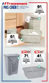 Catalogue Centrakor page 60: PRIMA LE COFFRE À LINGE €7,99, LA PANIÈRE À LINGE SIGNATURE €9,99