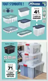 Catalogue Centrakor page 62: Mhome LA BOÎTE DE RANGEMENT €4,99, SOFTCLIPS LA BOÎTE RANGEMENT €7,99