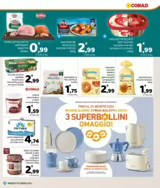 Volantino Conad Margherita Pagina 3: Yogurt Activia Danone €2,99, Ragù di carne di Cinghiale €2,99