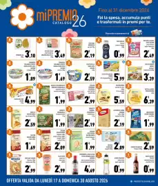 Volantino Conad Margherita Pagina 6: Fiori d'Acqua Mulino Bianco €1,99, Frollini ZerogranO Galbusera €2,99