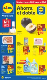 Catálogo Lidl semana 35 Página 1: Formil Detergente €2,71, Lidl ciruela roja €1,99