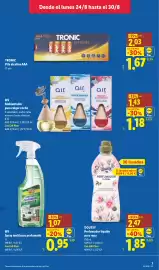 Catálogo Lidl semana 35 Página 11: Air ambientador para colgar coche €1,43, W5 spray multiusos perfumado €0,95