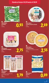 Catálogo Lidl semana 35 Página 19: Chef Select Sándwich €1,79, Chef Select Gnocchi €0,89