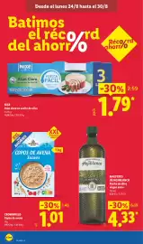 Catálogo Lidl semana 35 Página 2: Nixe atún claro en aceite de oliva €1,79, Crownfield copos de avena €1,01