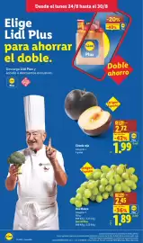 Catálogo Lidl semana 35 Página 4: Uva blanca €1,89, Ciruela roja €1,99