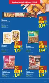 Catálogo Lidl semana 35 Página 7: Chef Select croquetas de jamón €1,03, Monissa croquetas de pollo €1,11