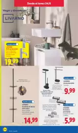 Catálogo Lidl | Bazar Página 16: LIVARNO Grifo monomando €19,99, LIVARNO Estantería de ducha telescópica €14,99
