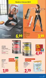 Catálogo Lidl | Bazar Página 21: OPTISANA Preparado €5,94, CRIVIT Colchoneta de gimnasia €6,99