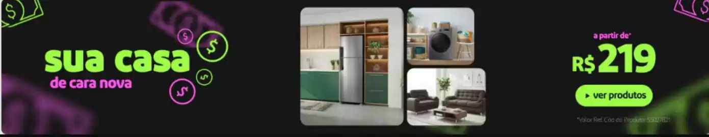 Encarte Mercado Extra Página 2: Sua casa de cara €219,00