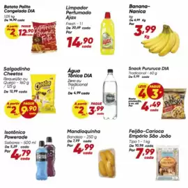 Tabloide Dia Página 4: De - banana-nanica €3,99, Powerade - isotônico €4,79