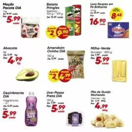 Tabloide Dia Página 6: Brilhante - lava roupas em pó €16,90, Dia - amendoim ovinho €4,99