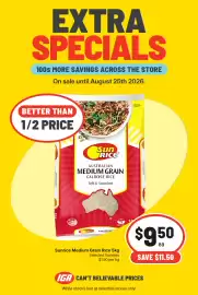 IGA catalogue week 34 Page 2: Sunrice Medium Grain Rice €9,50