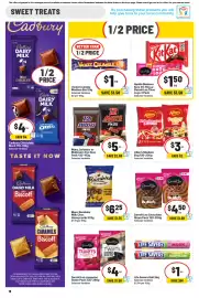 IGA catalogue week 34 Page 21: Nestlé Medium Bars or Darrell Lea Choc Logs €1,50, Allen's Medium Bag Selected Varieties €3,00
