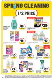 IGA catalogue week 34 Page 35: Earthwise Laundry Liquid €10,00, Finish Ultimate Plus Dishwashing Tablets Lemon €29,00