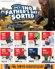 BCF catalogue Page 1: Shimano Viper FGX Spin Combo + T-Shirt Pack €99,99, Zero-X D600 Pro Vision 4K Drone €299,00