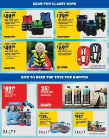 BCF catalogue Page 19: Salty Captain 4WD Revival Kit €99,99, Motion Neo Sport L50/50S PFDS €79,99