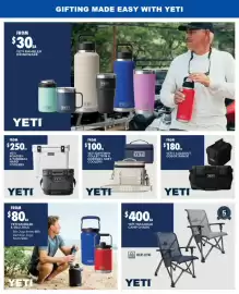 BCF catalogue Page 5: Yeti Daytrip Collection & Hopper Soft Coolers €100,00, Yeti Loadout Gobox Range €180,00