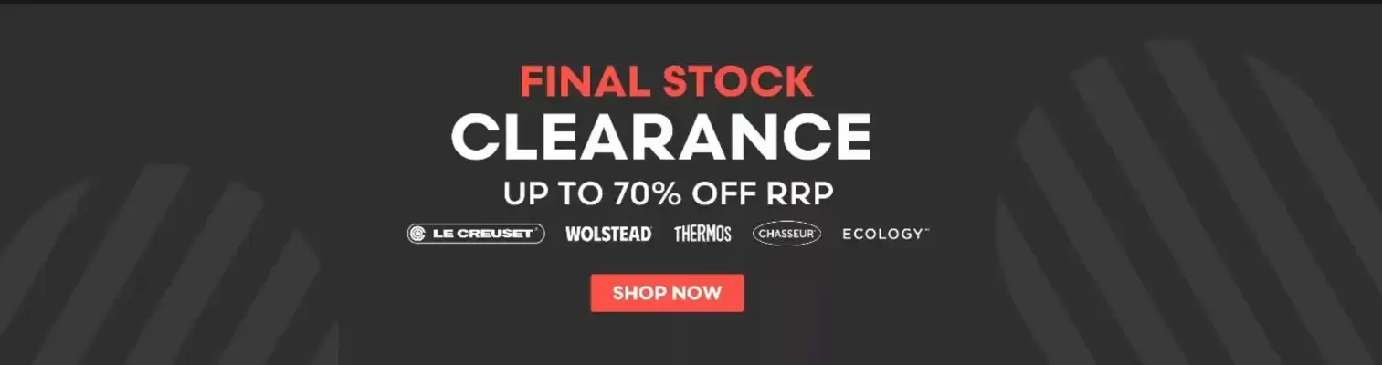 Kitchen Warehouse (valid until 31-08)