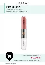 Douglas gazetka tydzień 34 Strona 3: Pomadka do ust w sztyfcie Kiko Milano Unlimited Double Touch €60,00