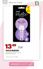 Drogerie Natura gazetka tydzień 34 Strona 4: Maszynka do golenia Wilkinson Sword Intuition Flow + wkłady €13,49