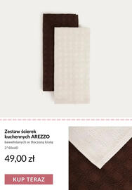 Homla gazetka tydzień 34 Strona 10: Zestaw ścierek kuchennych Arezzo bawełnianych w tłoczoną kratę 2-pak €49,00