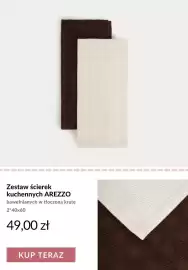Homla gazetka tydzień 34 Strona 10: Zestaw ścierek kuchennych Arezzo bawełnianych w tłoczoną kratę 2-pak €49,00