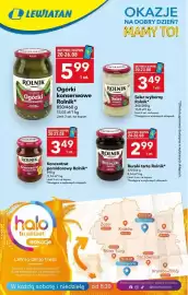 Lewiatan gazetka tydzień 34 Strona 1: Seler wyborny Rolnik €3,49, Ogórki konserwowe Rolnik €5,99