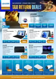 Leader Computers catalogue Page 1: Leader 2-in-1 Convertible 360 €1.699,00, VR Striker Gaming Notebook R55-15V1 €2.799,00