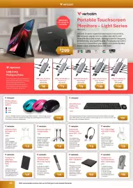 Leader Computers catalogue Page 10: Verbatim Mini GaN Charger with USB-C Cable €29,00