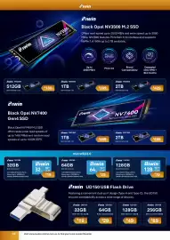 Leader Computers catalogue Page 18: Iwin NV7400 €699,00, Biwin MS100 €79,00