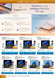 Leader Computers catalogue Page 8: Leader AI Companion Copilot+ PC 4C1 €2.599,00, AI Companion Copilot+ PC 6C1 €2.399,00