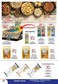 AT gazetka Strona 12: Beer Crunch orzechy ziemne €5,15, Grissini €3,13