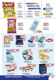 AT gazetka Strona 15: Michałki z Hanki Milk €43,83, Cukierki Roshen Bim-Bom €10,95