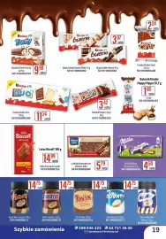 AT gazetka Strona 19: Czekolada Nussbeisser €5,79, Ciastka Kinder Duo €11,24