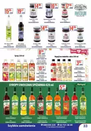 AT gazetka Strona 33: Jagoda kamczacka 115% €16,25, Syrop Cytrynowy z Maliną €8,56