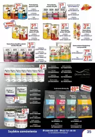 AT gazetka Strona 35: Karma dla psa kawałki w zalewie €3,33, Karma makaron błyskawiczny z warzywami MK €7,99