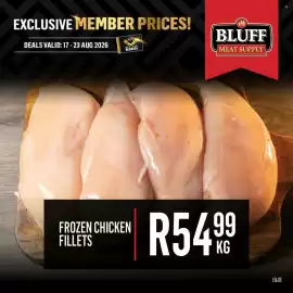 Bluff Meat Supply catalogue week 34 Page 3: Frozen Chicken Fillets €54,99