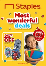 Staples weekly ad week 34 Page 1