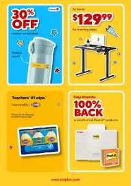 Staples weekly ad week 34 Page 3: Standing Desks €129,99