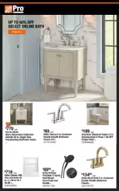 The Home Depot flyer week 34 Page 1: Delta in2ition proclean 5-spray wall mount dual fixed and handh... €89,98
