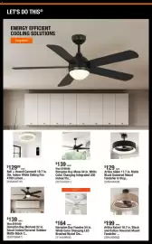 The Home Depot flyer week 34 Page 3: Hampton Bay Morland 52 in. Smart Indoor/Covered Outdoor Matte Black C... €139,00