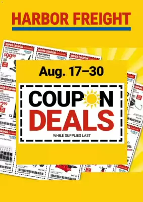 Harbor Freight Tools weekly ad (valid until 30-08)