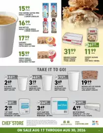 US Foods Chef's Store weekly ad Page 4: Breaded Chicken Breast Tenders Tyson €31,99, Chef-mate country sausage gravy €11,99