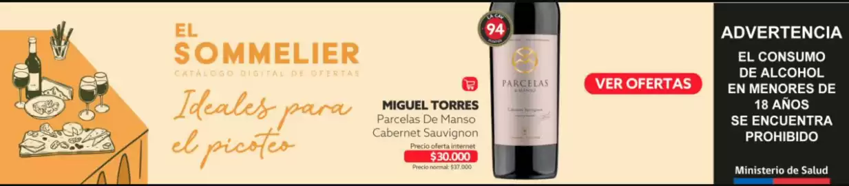 Catálogo Club de Amantes del Vino Página 2: Miguel torres €30.000,00