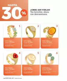 Catálogo Cristian Lay Página 30: 32468-7 anillos €24,99, Ancho anillo 7 mm. aprox. chapado oro 24 ct €29,99
