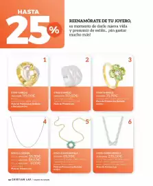 Catálogo Cristian Lay Página 46: 57591-1 anillos €115,00, 57694-0 anillos €75,99