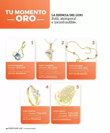 Catálogo Cristian Lay Página 50: 67384-3 pulsera €825,00, 67656-o colgante €155,00