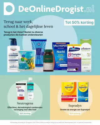 De Online Drogist (geldig t/m 29-08)